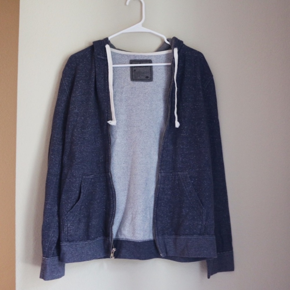 Blue Zip Up Jacket